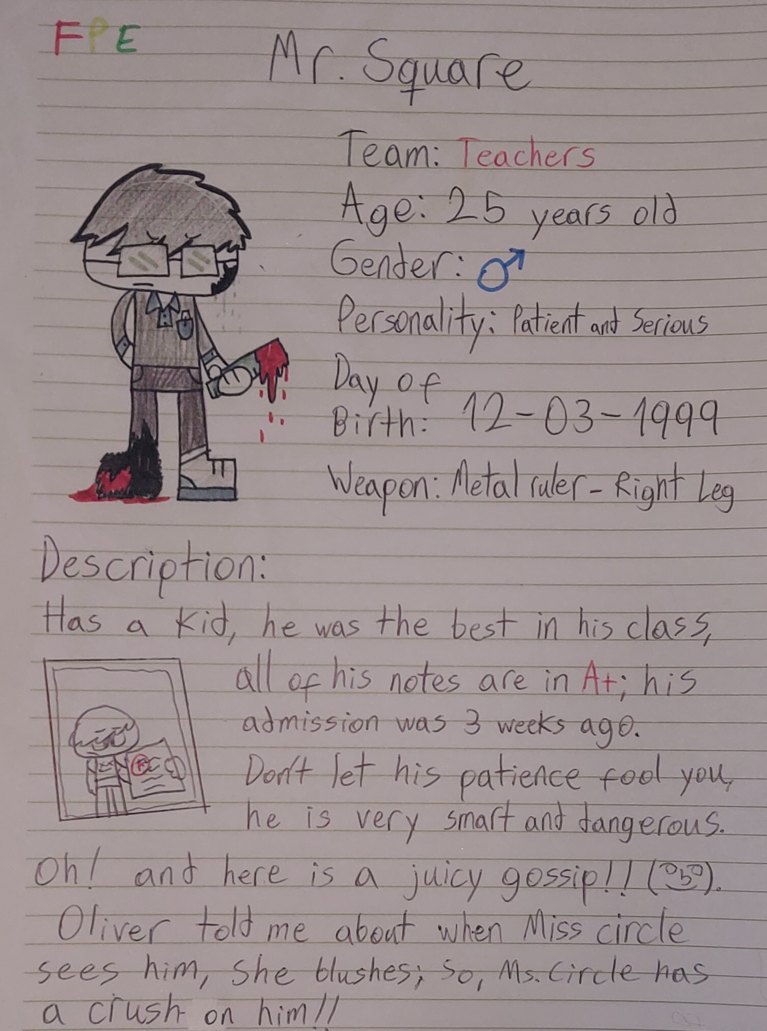 FPE: Mr. Square full info by Lugypro23 on DeviantArt