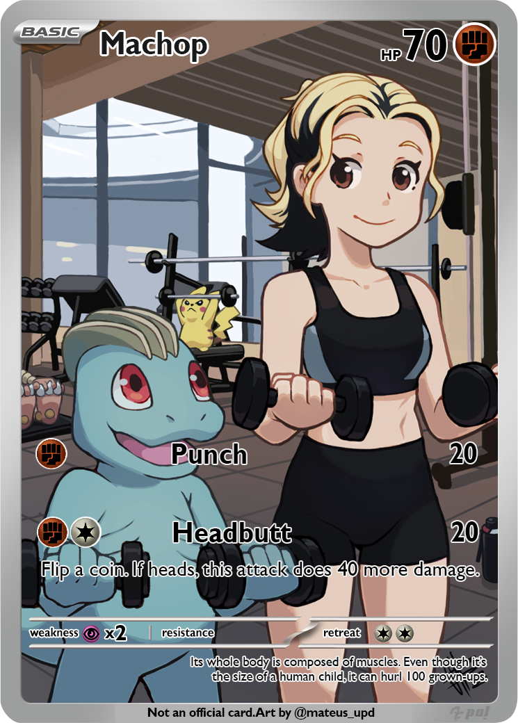 Amd Machop Card 40 - Machop from Champion's Path by MateusUPD on DeviantArt