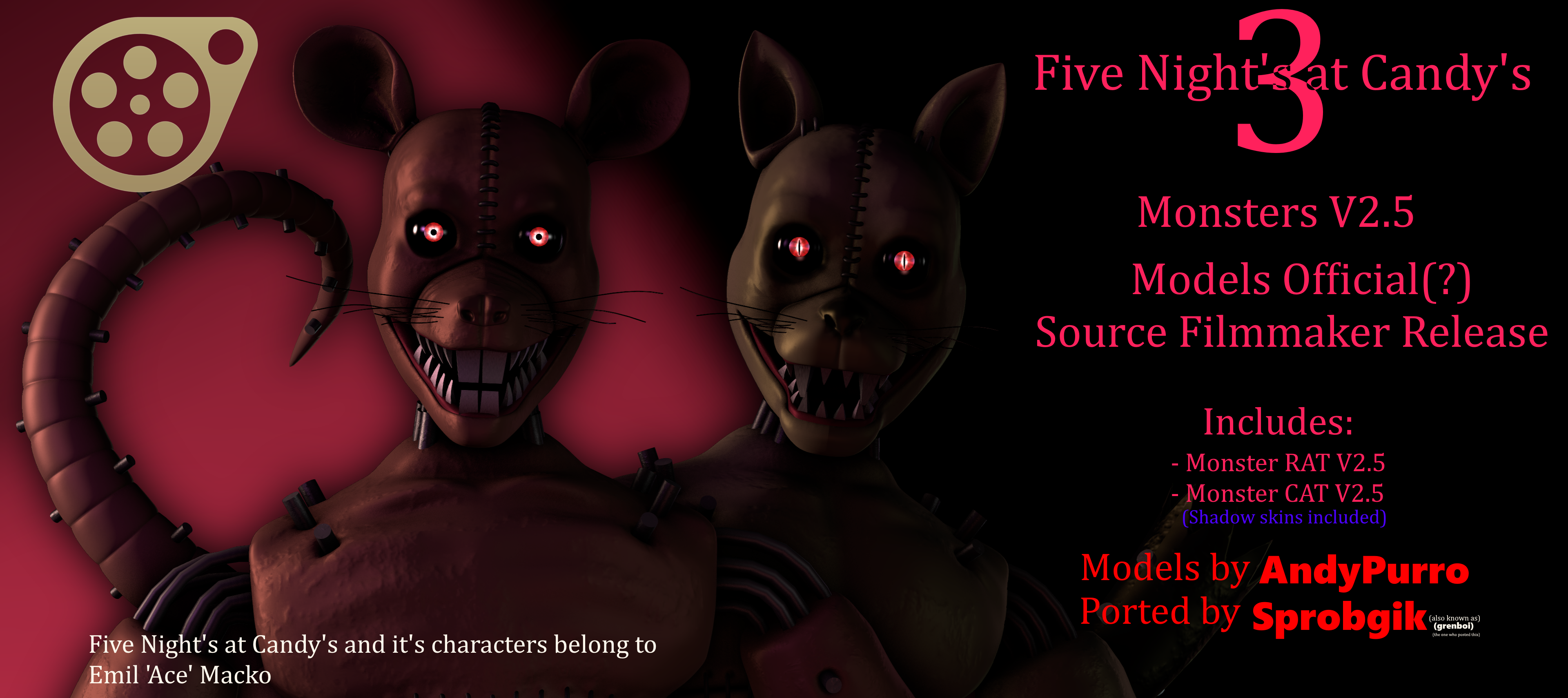 This is my FNAC R pack for blender 2.8, download in the comments. :  r/fivenightsatcandys