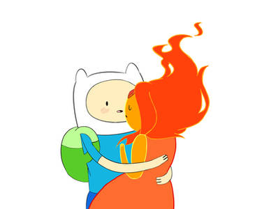 Adventuretime Finn and Flame Princess