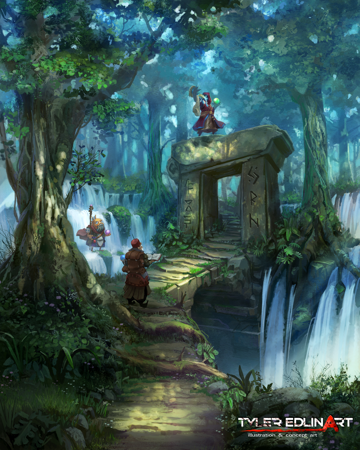 Forest commission by TylerEdlinArt on DeviantArt