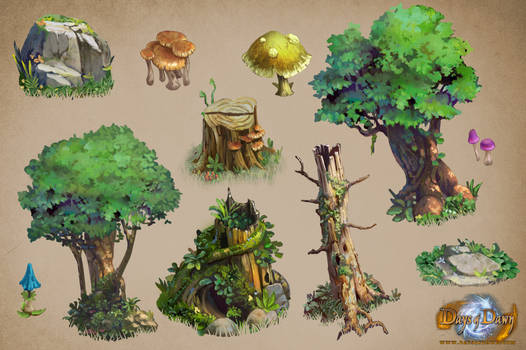 forest asset sample days of dawn