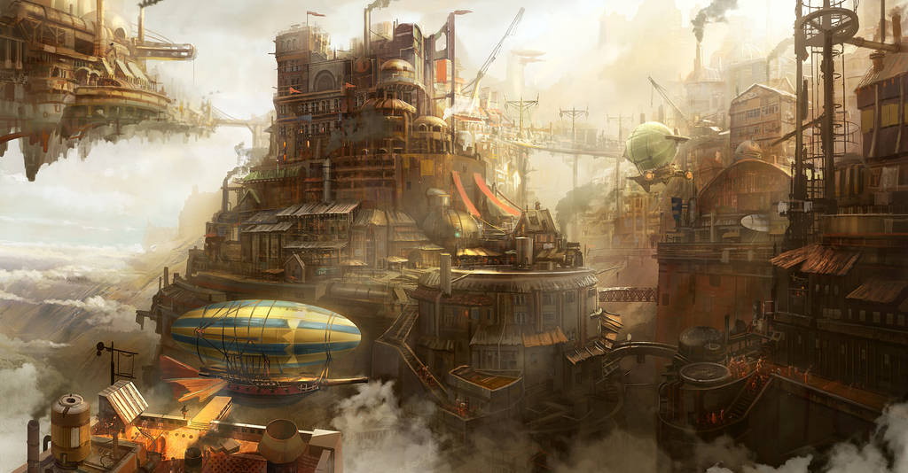 steampunk concept by TylerEdlinArt