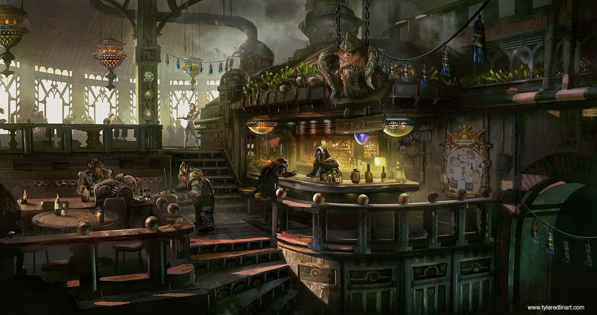 Krodan Mess Hall by TylerEdlinArt