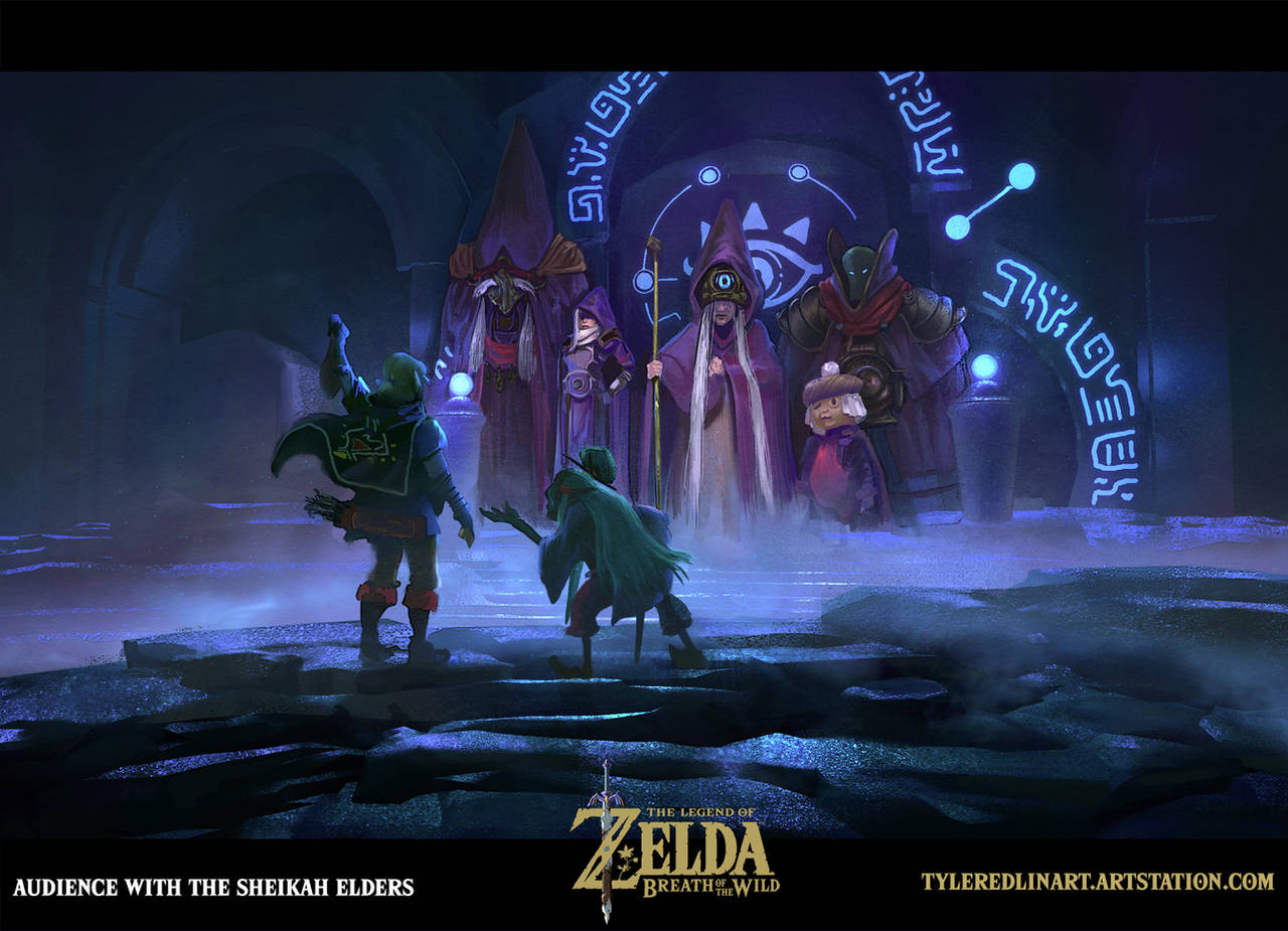 breath of wild painting 3 by TylerEdlinArt
