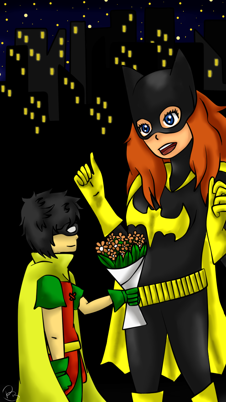 Batgirl and Robin