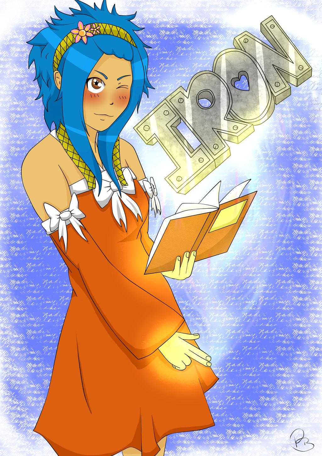 | IRON Script | Levy McGarden | by NikkiNova-ART on DeviantArt