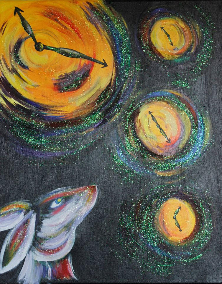 White Rabbit and Clocks by MeganCassidyArt on DeviantArt