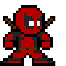 Bitmap/pixel Deadpool Deadpool Pixel Art by Slayer1030 on DeviantArt