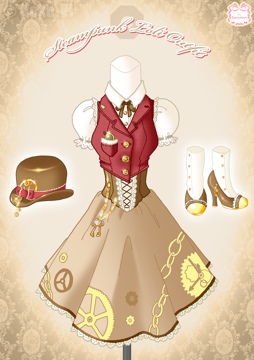 Steampunk Loli Outfit by Neko-Vi