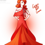 Ginger Red Gown