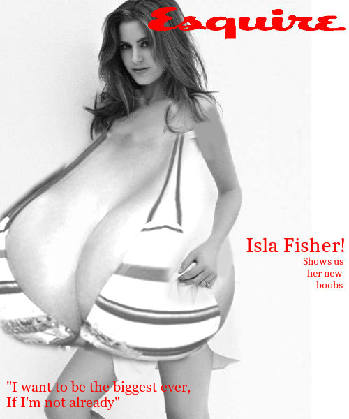 Isla Fisher BE finalie magazine cover