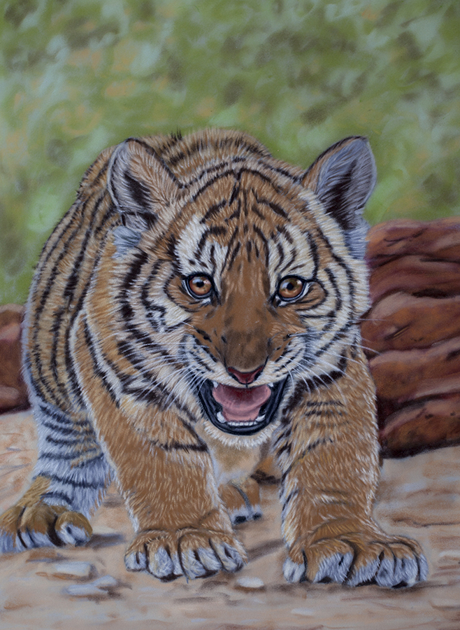 Hear my roar (soft pastels)