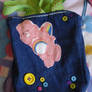 Pink Care bear bag