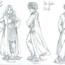 The Golden Trio drawing.