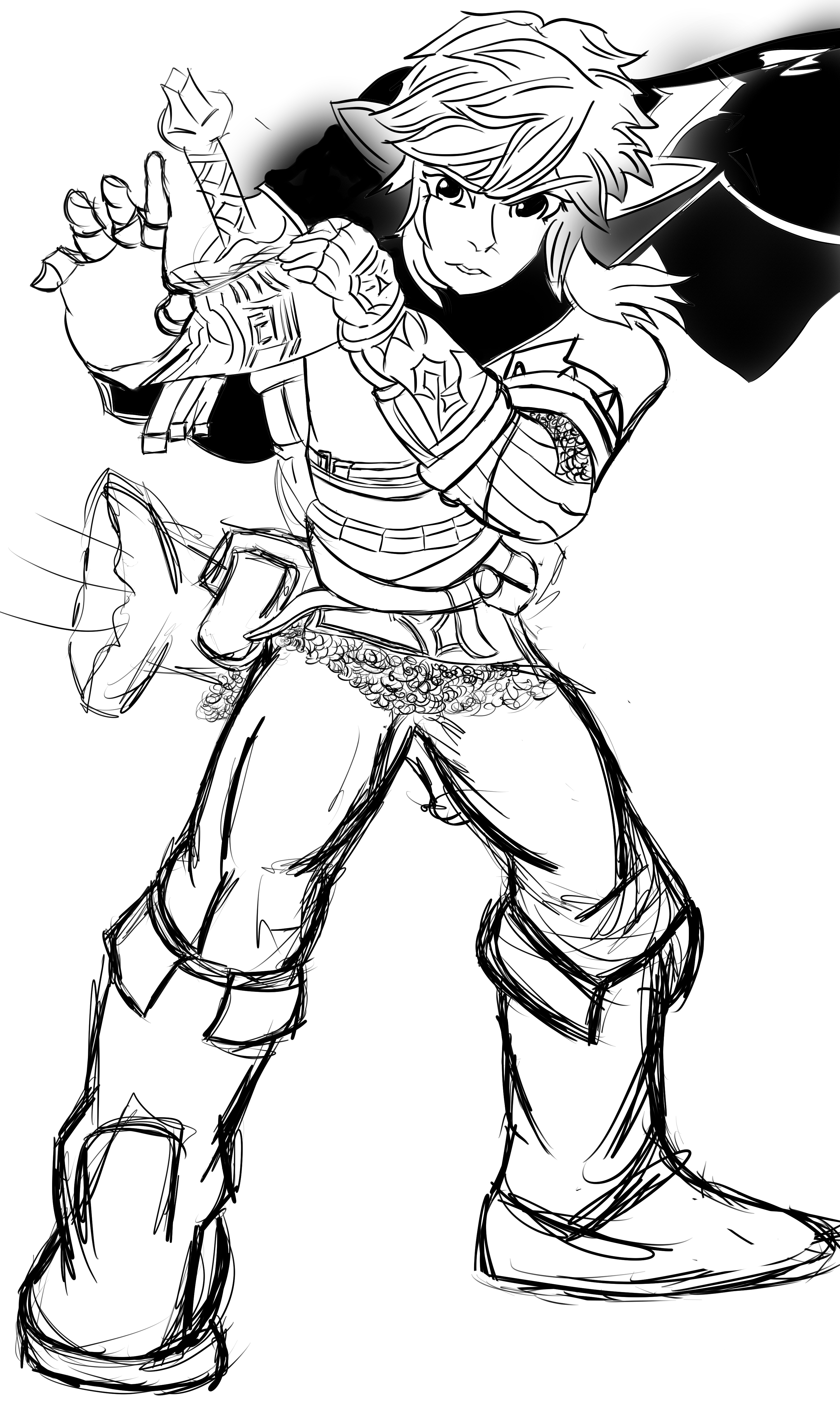 Coloriage Zelda Tears Of The Kingdom