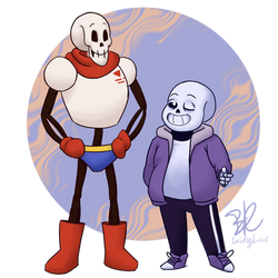 OG Undertale Sans and Papyrus