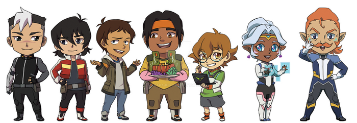 Voltron Keychains