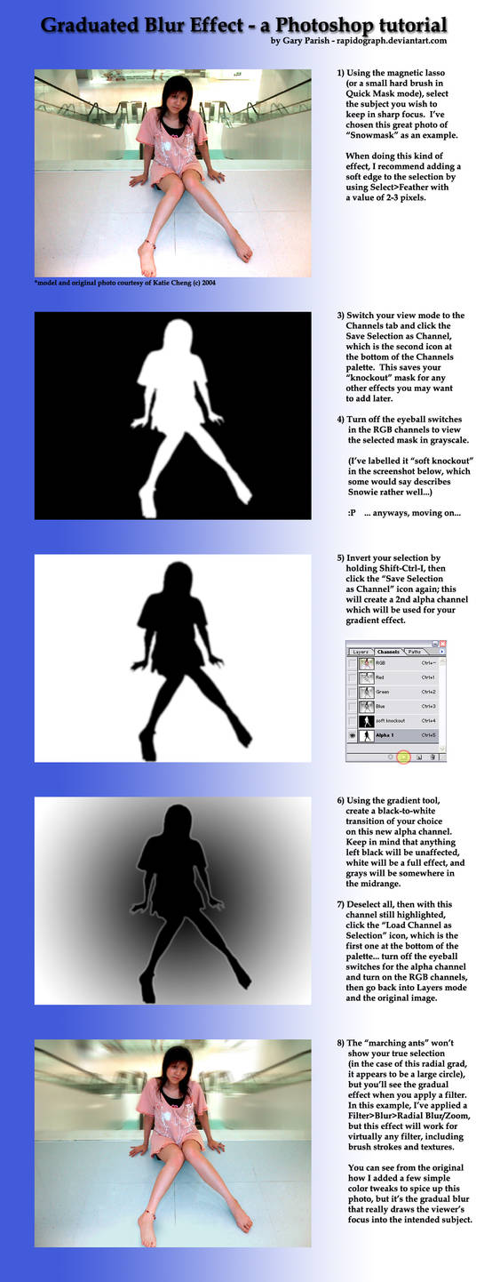 Graduated Blur Effect by rapidograph