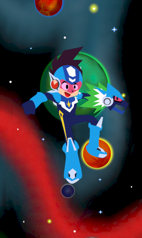 MegaMan in Space