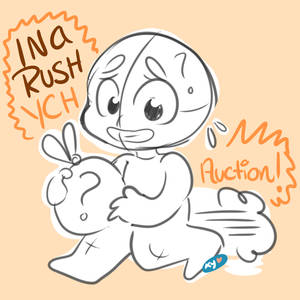 In A Rush 24 hour Chibi YCH Auction OPEN