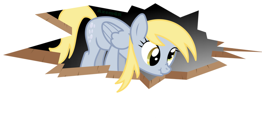 Lolponies: Ceiling Derpy is watching you.