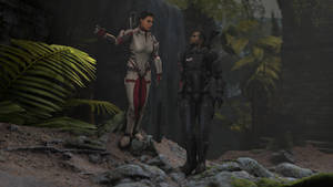 Mass Effect: Ashley and Shepard