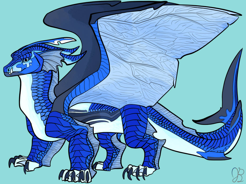 Wings of Fire SeaWing Tribe Redesign by DrawesomeJulia on DeviantArt