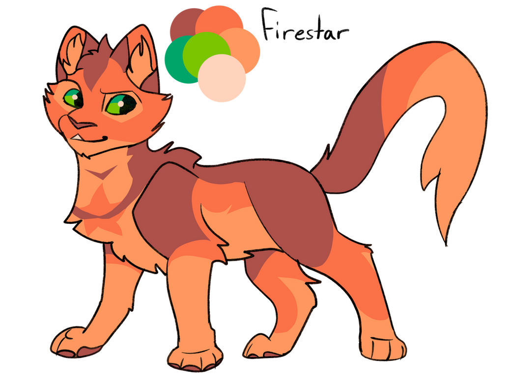 Spring Fire Star Firestar Character Design from Warriors by DrawesomeJulia on DeviantArt
