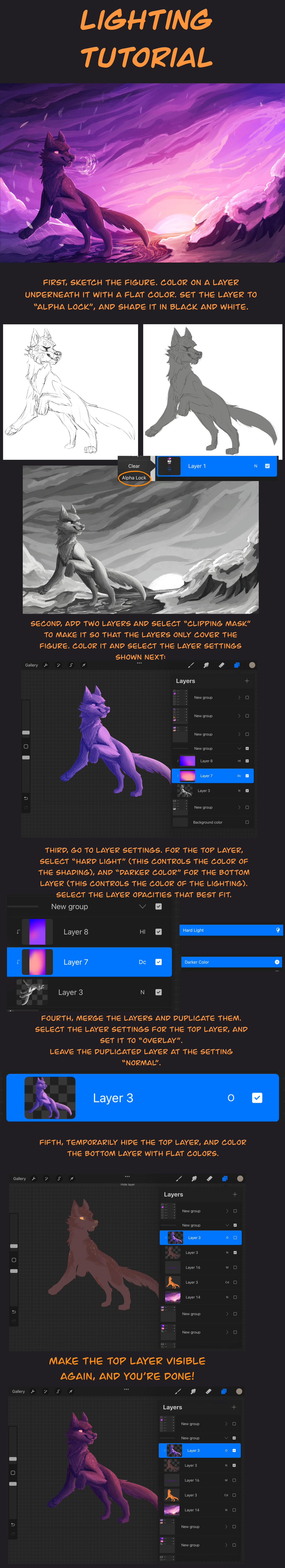 Lighting Tutorial by DrawesomeJulia on DeviantArt