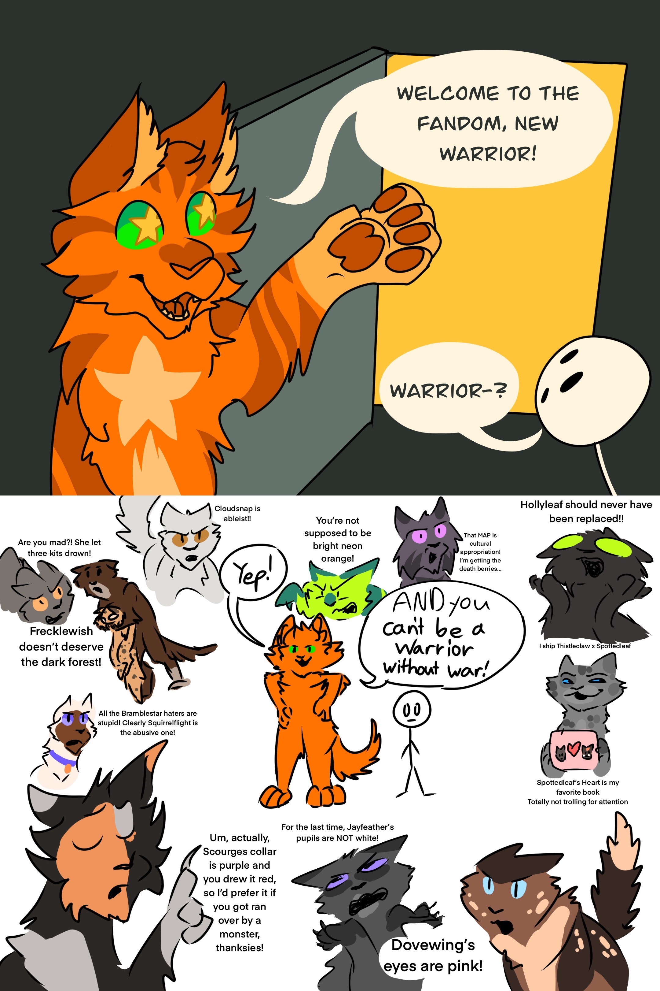 Warrior cat fan art meme  Warrior cats fan art, Warrior cats