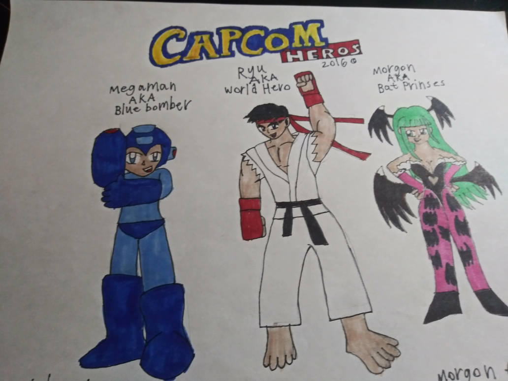 Capcom Mascots by Cacklettabean2003 on DeviantArt