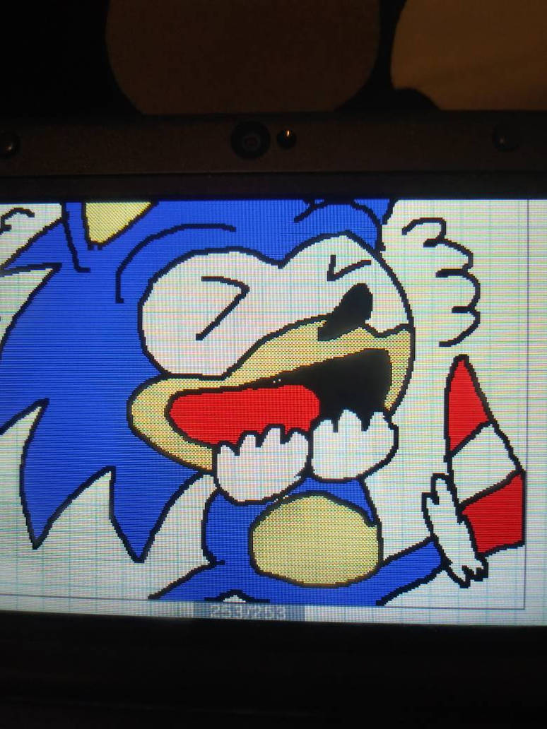 Sonic laughing by Cacklettabean2003 on DeviantArt