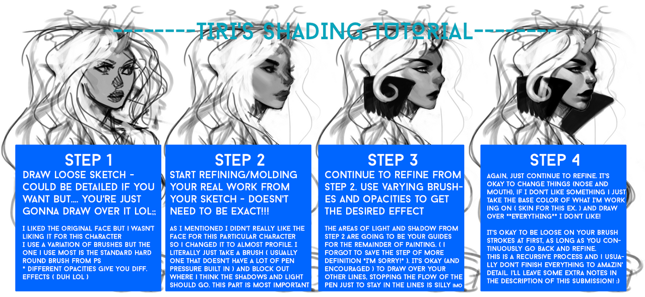 Tutorial: Spit-Shading With Pencils by SentWest on DeviantArt