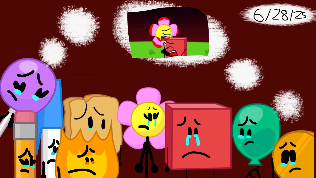 Bfdi Funeral Battle For BFDI: Crying by LeafyFans199 on DeviantArt