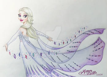 Frozen 2 - Elsa the Snow Queen Portrait