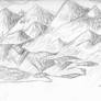 Mountain Lake Sketch