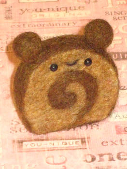 Chocolate Cake Roll Bear OuO