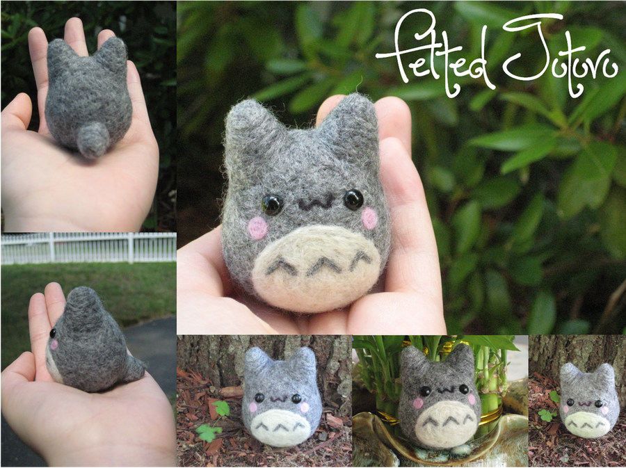 Felted Totoro