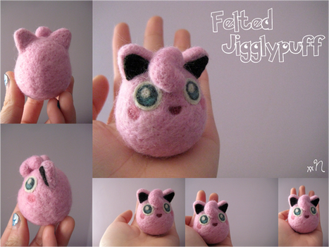 Felted Jigglypuff