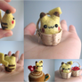 Miniature Felted Pikachu