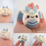 Felted Ice Queen Dragon