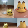 Felted Pikachu Pudding