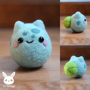 Felted Bulbasaur