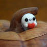 Miniature Felted Ghost