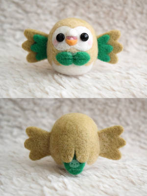 Felted Rowlet by xxNostalgic