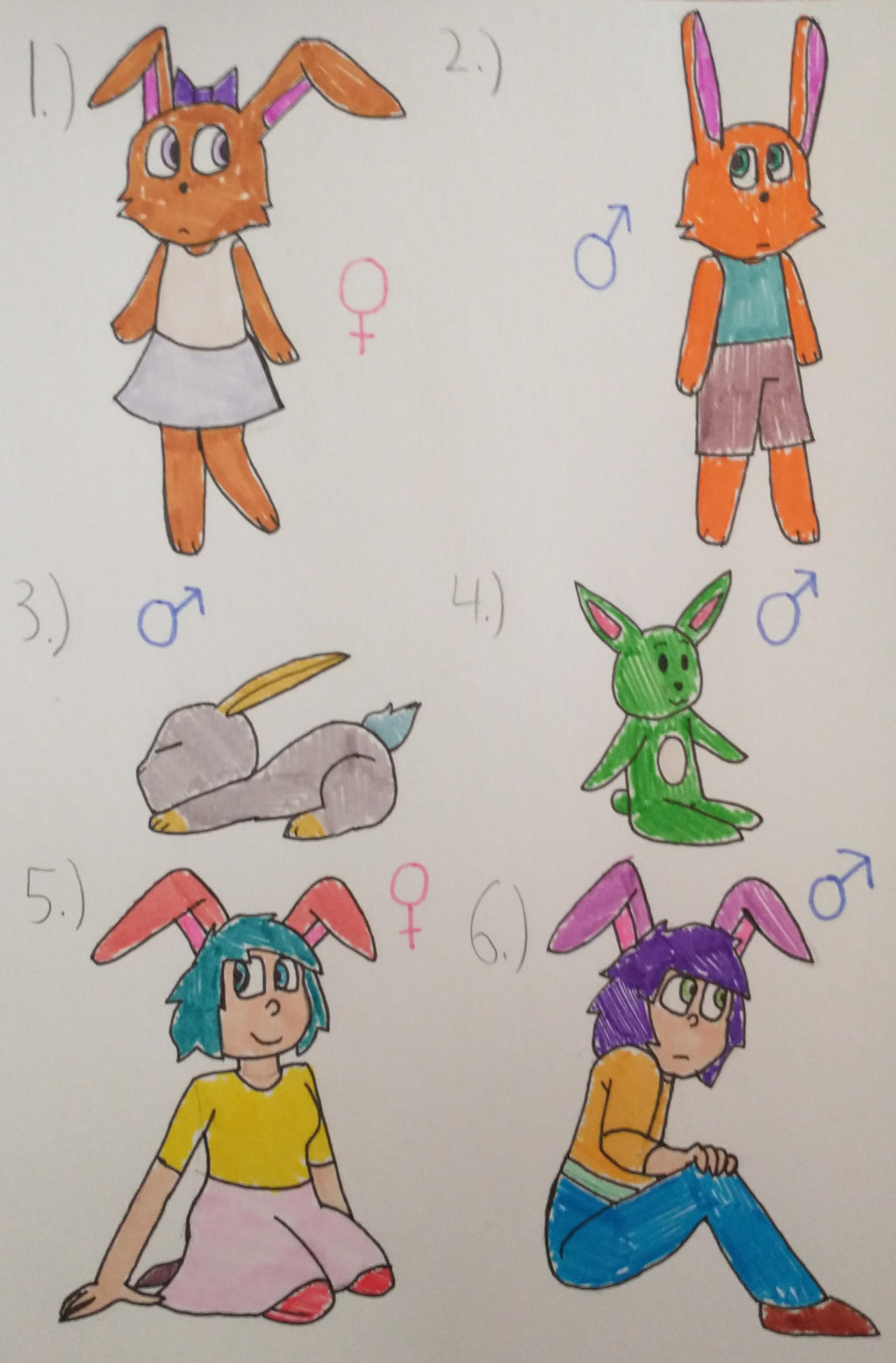 Strange rabbit adoptable (5/6) by stitchapunky on DeviantArt