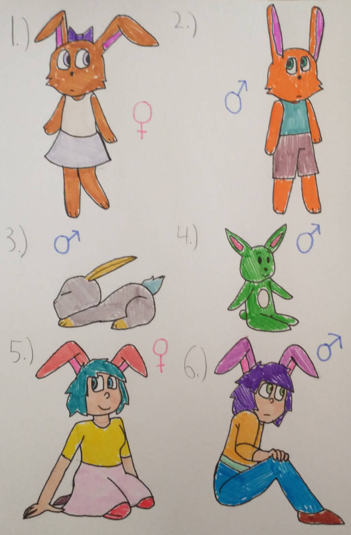 Strange rabbit adoptable (5/6) by stitchapunky on DeviantArt