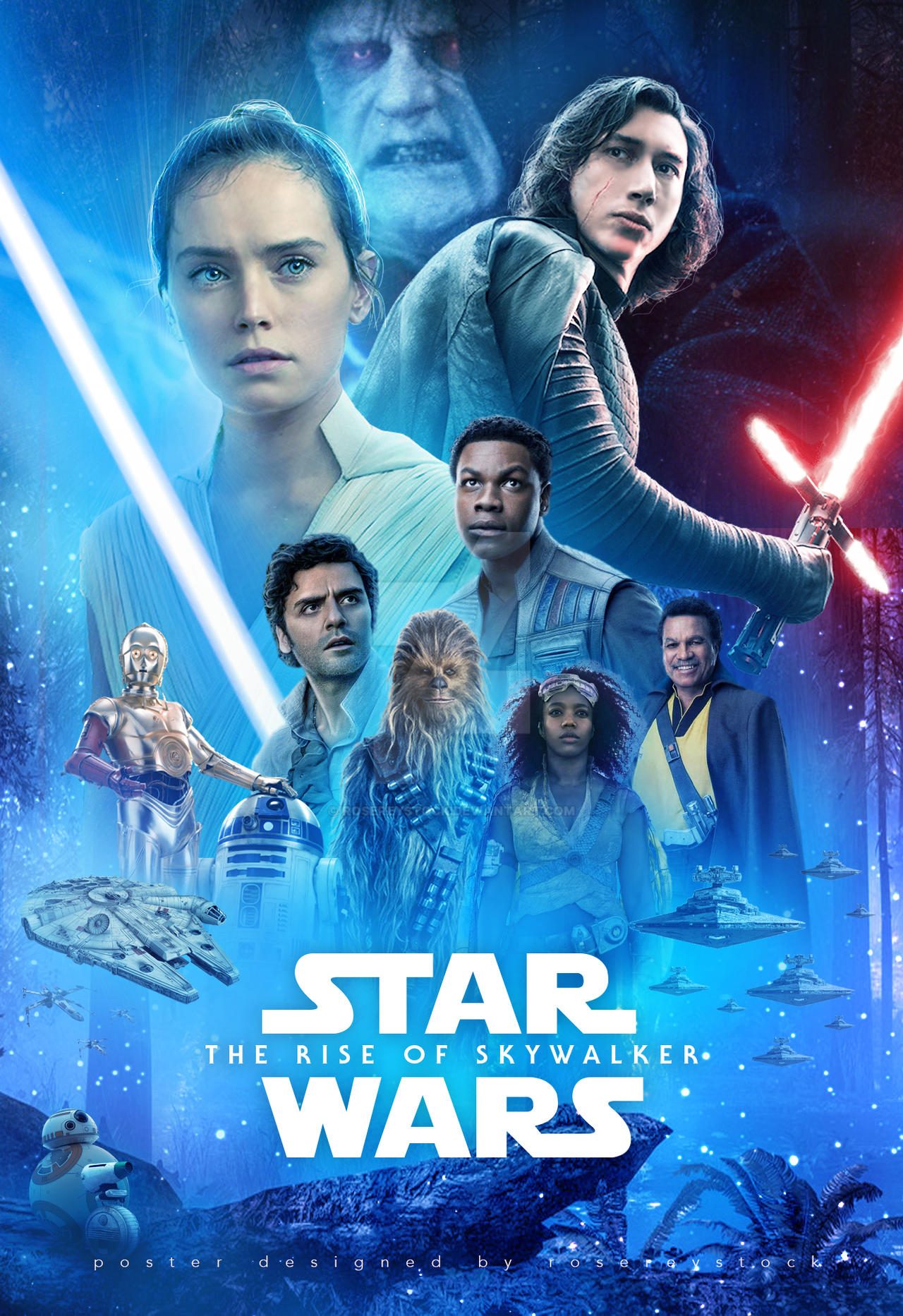 Star Wars The Rise Of Skywalker Poster By Rosereystock On Deviantart