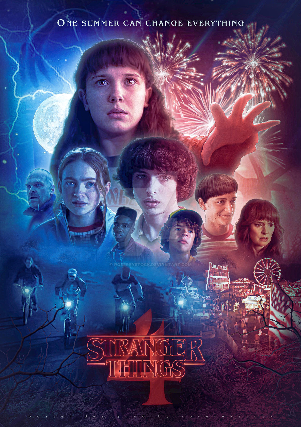 Stranger Things season 4 - poster by Rosereystock on DeviantArt